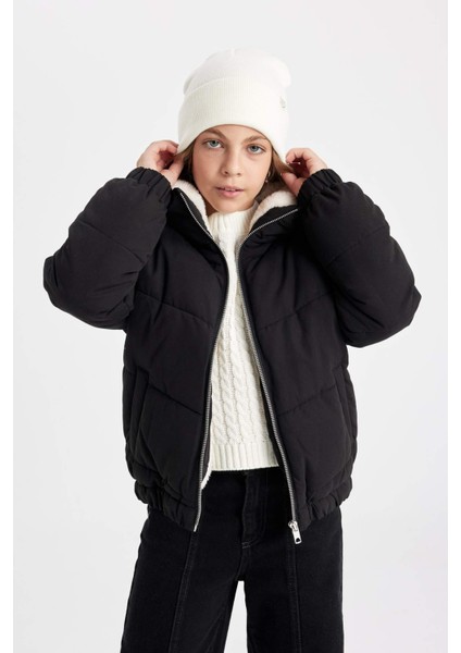 Kız Çocuk Pelüş Astar Şişme Mont C5390A824WN