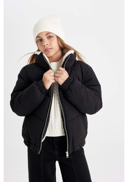 Kız Çocuk Pelüş Astar Şişme Mont C5390A824WN