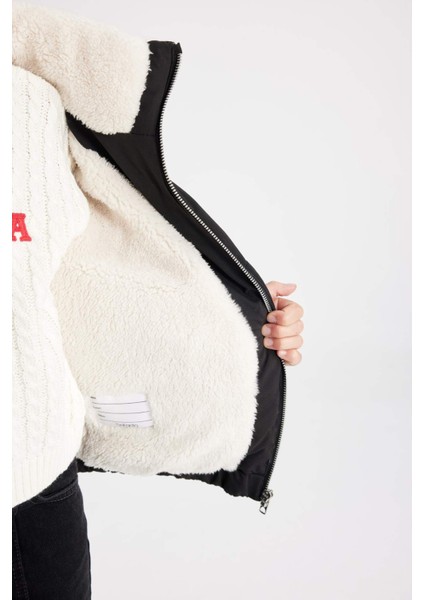 Kız Çocuk Pelüş Astar Şişme Mont C5390A824WN