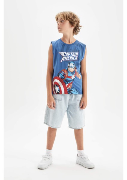 Erkek Çocuk Marvel Bisiklet Yaka Atlet C4443A824HS