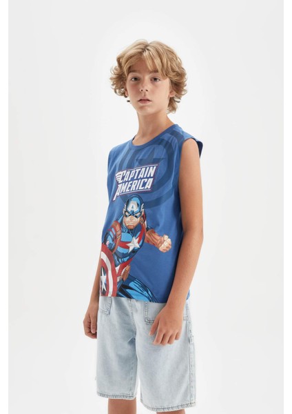 Erkek Çocuk Marvel Bisiklet Yaka Atlet C4443A824HS