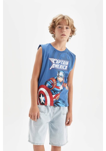 Erkek Çocuk Marvel Bisiklet Yaka Atlet C4443A824HS