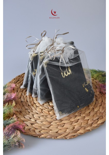 Hediyelik Tül Keseli Kadife Yasin ve Inci Tesbih Seti 1 Adet fırsatları