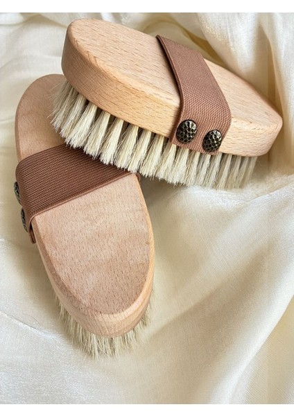 %100 Doğal At Kılı Selülit Fırçası