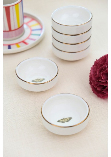 Tabak Evi Porselen Natura Kelebek Altın Yaldızlı Istifli Kase 6X2CM 30CC 6 Lı fiyatları