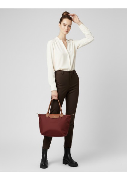 Paraşüt Kumaş Katlanabilen Kadın El ve Omuz Çantası