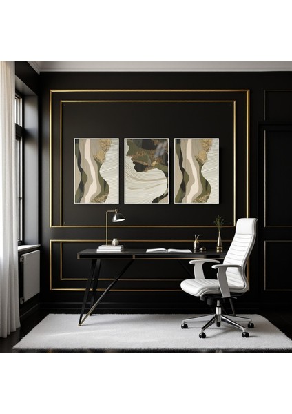 :temperli Cam Üçlü Set Tablo, Tablo, Üçlü Tablo, Uv Baskı, Cam Tablo, 3’lü Set, CUT016