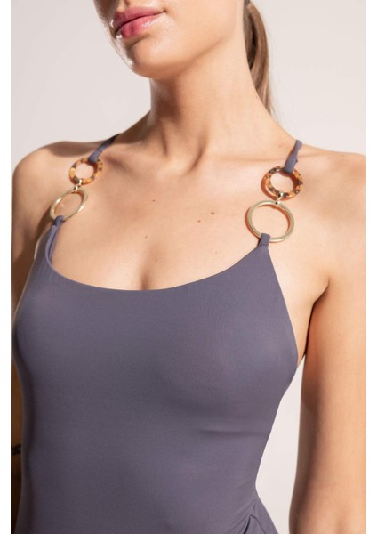 Ayje x DeFacto İnce Askılı Tokalı Mayo C3248AX24HS