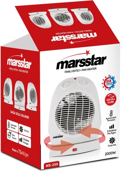 MS-250 Fanlı Isıtıcı fırsatları