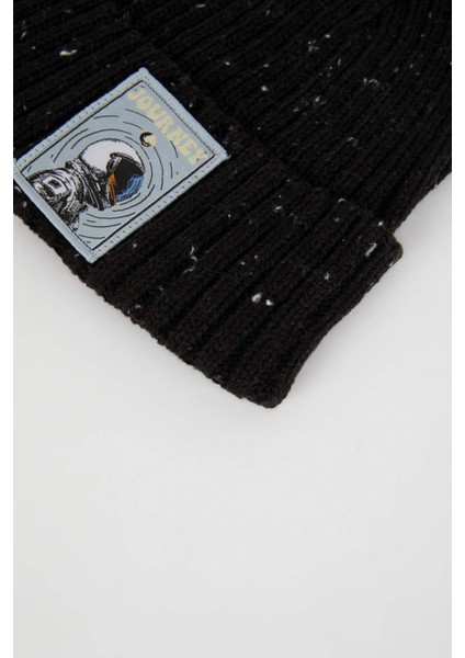 Erkek Çocuk Fitilli Örgü Bere C8591A824WN