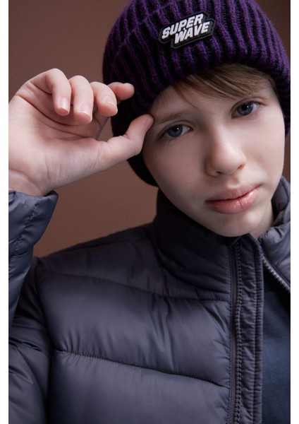 Erkek Çocuk Dokuma Etiketli Bere C8569A824WN