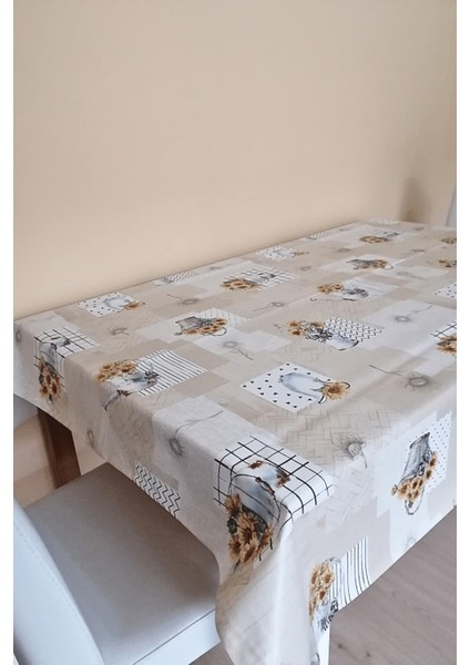 Altı Astarlı Muşamba Masa Örtüsü-Farklı Ölçülerde-Ssyn