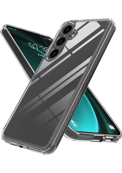 Samsung Galaxy S25 Fe Uyumlu Kamera Korumalı Şeffaf Silikon Kılıf
