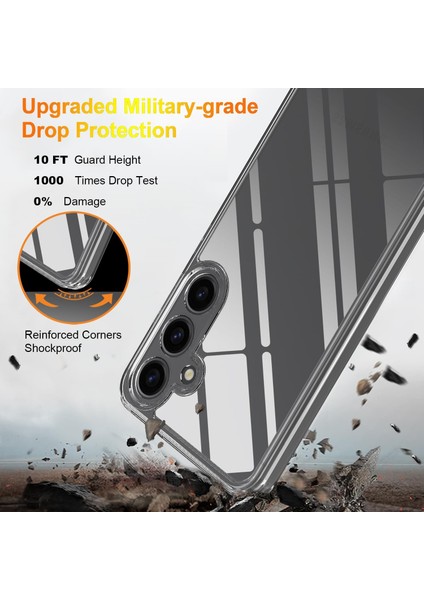 Samsung Galaxy S25 Fe Uyumlu Kamera Korumalı Şeffaf Silikon Kılıf modelleri