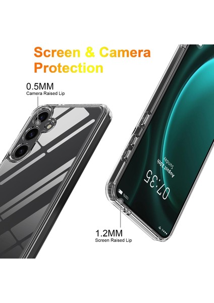 Samsung Galaxy S25 Fe Uyumlu Kamera Korumalı Şeffaf Silikon Kılıf fırsatları