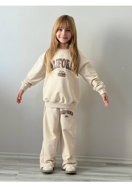 Baskılı Eşofman Kız Çocuk Takım fiyatları