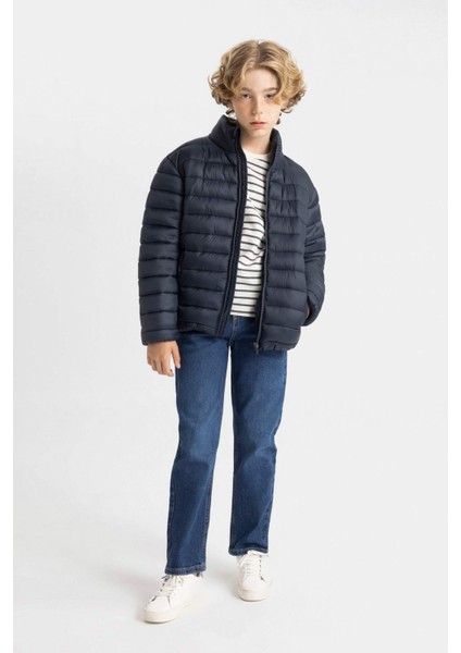 Erkek Çocuk Su Geçirmez Yarım Balıkçı Yaka Mont C5465A824AU