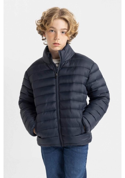 Erkek Çocuk Su Geçirmez Yarım Balıkçı Yaka Mont C5465A824AU