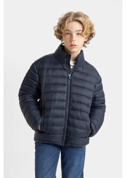 Erkek Çocuk Su Geçirmez Yarım Balıkçı Yaka Mont C5465A824AU