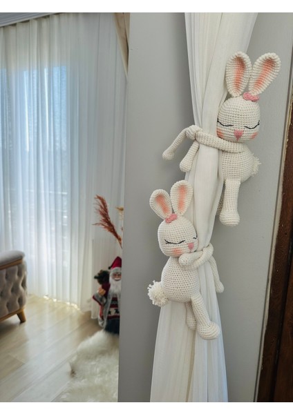 Amigurumi Perde Tutucu Tavşan