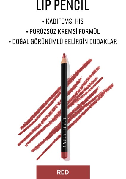 Lip Pencil / Dudak Kalemi - Red 716170141602 modelleri