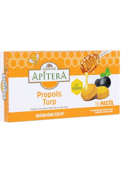 Doğal Bal, Turp, Kurkumin, C Vitamini ve Propolis Içeren Takviye Edici 16’lı Boğaz Pastili fiyatları