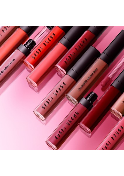 Crushed Oil-Infused Gloss - Botanik Yağ Kompleksli Nemlendirici Dudak Parlatıcısı - Rock & Red