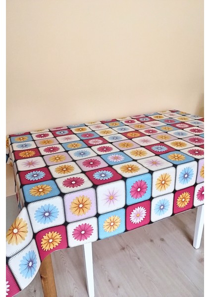 Altı Astarlı Muşamba Masa Örtüsü-Farklı Ölçülerde-Rnkkr