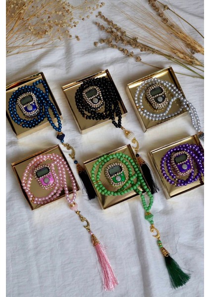 Taşlı Zikirmatik ve Tesbihli Mevlid Seti 20'li T302 indirimleri