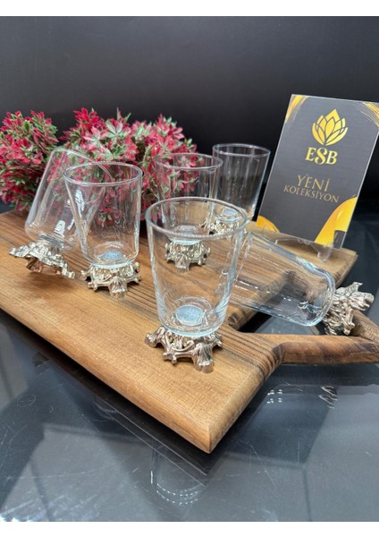 Otto Gümüş Ahtapot Ayak Kahve Yanı Bardağı