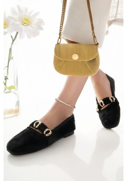 Kadın Babet Siyah Hafif Rahat Şık Iş Ofis Günlük Ayakkabı fiyatları