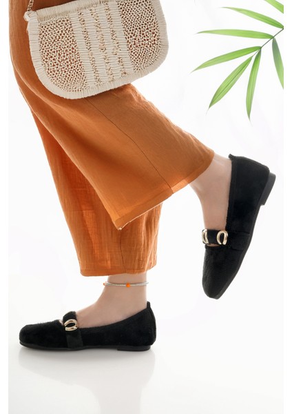 Kadın Babet Siyah Hafif Rahat Şık Iş Ofis Günlük Ayakkabı modelleri