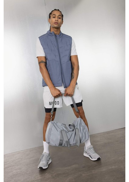 Fit Su İtici Kapitone Regular Fit Dik Yaka Fermuarlı Cepli Şişme Yelek C6044AX24AU