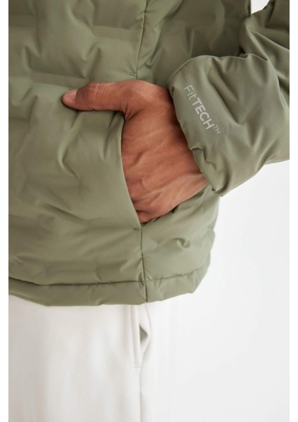 Defactofit Su Itici Kapüşonlu Mont Fermuarlı Su GEÇIRMEZ C6052AX24AU