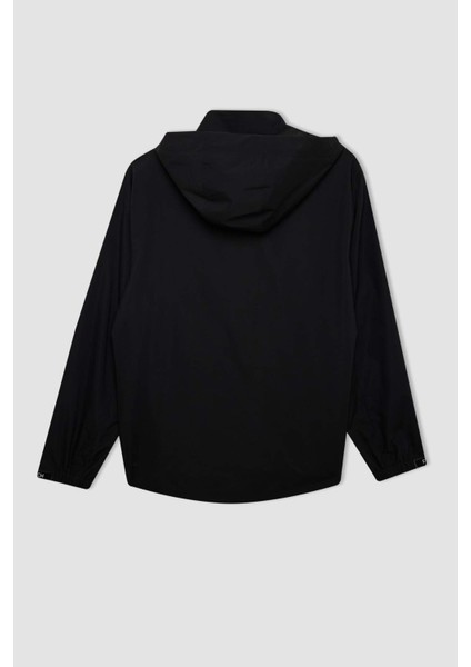 Fit Su İtici Mont Normal Kesim Kapüşonlu Fermuarlı Cepli C6047AX24AU