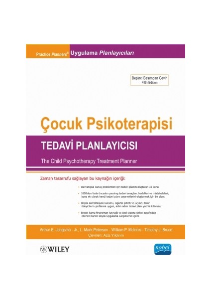 Çocuk Psikoterapisi Tedavi Planlayıcısı-Timothy J. Bruce