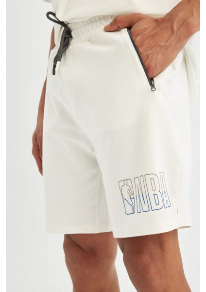 Fit NBA Wordmark Standart Fit Kısa Paça Şort B9905AX24SM