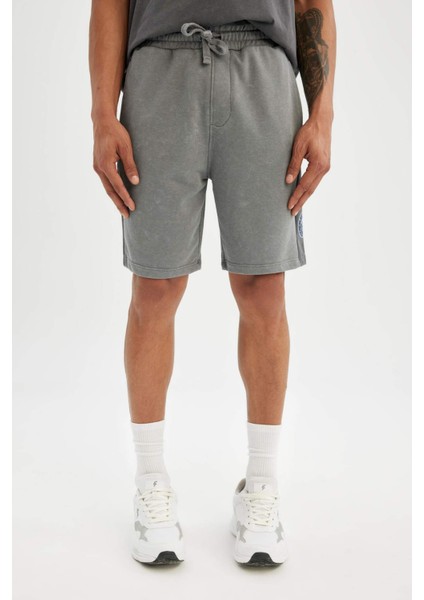 DeFactoFit NBA Denver Nuggets Standart Fit Kısa Paça Şort B9902AX24SM