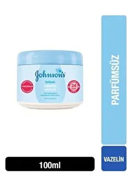 Bebek Vazelini 100 ml Parfümsüz Alkol İçermeyen Hassas Ciltler için Özel Formül modelleri