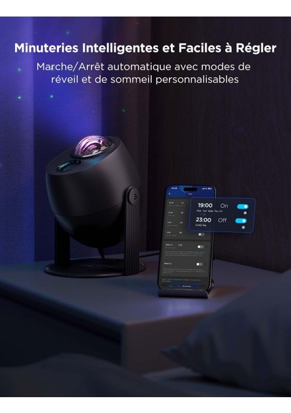 LED Yıldızlı Gökyüzü Projeksiyonu | 52 Sahne Modu, Bluetooth Hoparlör ve Alexa Uyumluluğu ile Evinizi Büyüleyin indirimleri