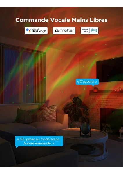 LED Yıldızlı Gökyüzü Projeksiyonu | 52 Sahne Modu, Bluetooth Hoparlör ve Alexa Uyumluluğu ile Evinizi Büyüleyin