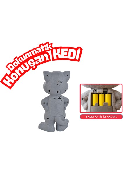 Talking Al Konuşan Ses Taklit Eden Dokunmatik Sevimli Kedi fırsatları