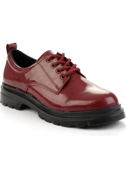 Bordo Kadın Oxford Ayakkabı K01823060798 fiyatları