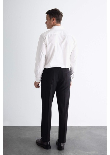 Yazlık Kumaş Jogger Pantolon Beli Bağcıklı Lastikli Düz Paça Cepli Her Yöne Esneyen A9943AX24AU