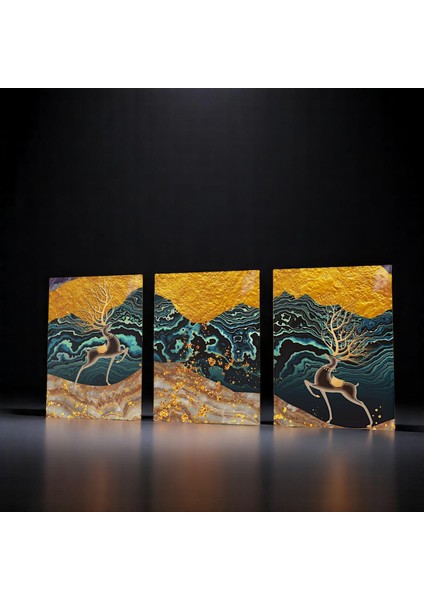 :temperli Cam Üçlü Set Tablo, Tablo, Üçlü Tablo, Uv Baskı, Cam Tablo, 3’lü Set, CUT018 fiyatları