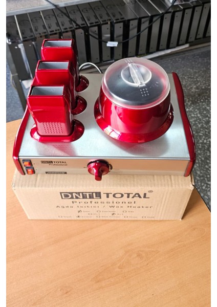 Dntltotal Inox Serisi Kırmızı-Metal 3+1 Ağda Makinesi indirimleri