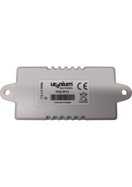 Uranıum POE-RP12P 1 Port Poe Giriş Besleme+ 2 Port Poe Çıkış 10/100 Plastik Kasa Poe Repeater(Realtek modelleri
