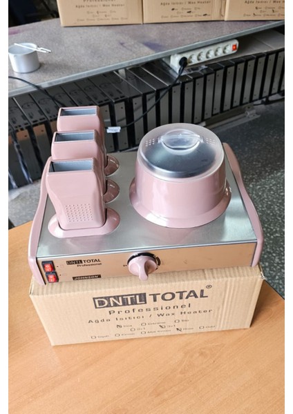 Dntltotal Inox Serisi Pembe-Metal 3+1 Ağda Makinesi