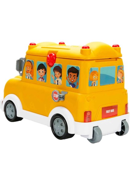 2in1 Sesli ve Işıklı Okul Otobüsü Dükkanı Oyun Seti 34 Parça fırsatları