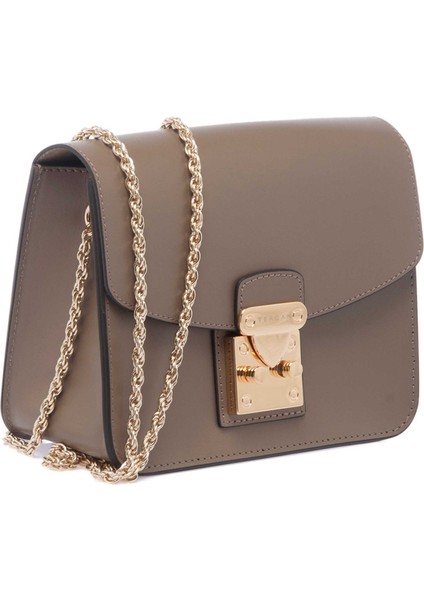 Bej Hakiki Deri Kadın Çapraz Askılı Çanta - S25K1BC78972-V62 fiyatları